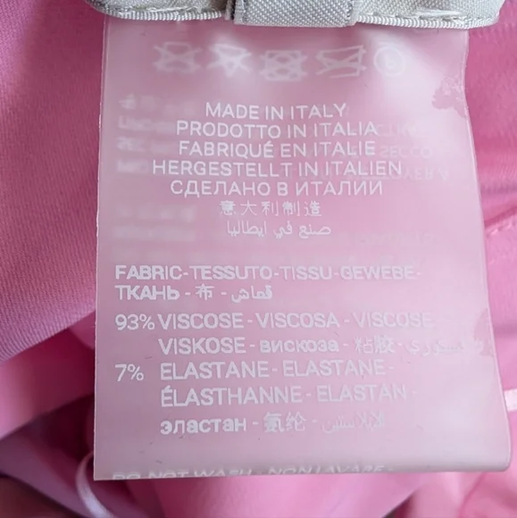 Nensi Dojaka Double Petal Satin Maxi Dress Pink Small - Picture 10 of 15